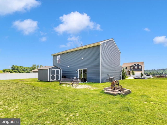 11044 Cross Fields Dr, Waynesboro, PA 17268 - back of house with a storage shed