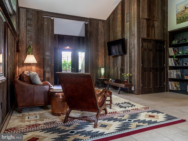 5607 Meridian Rd, Gibsonia, PA 15044 - community lobby with wooden walls and high vaulted ceiling