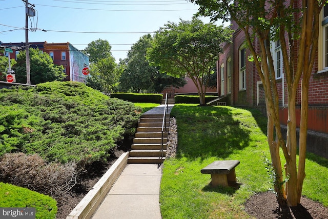 surrounding community featuring stairs