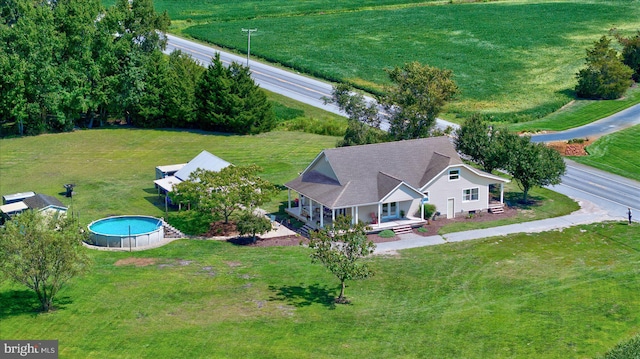 34602 Roxana Rd, Frankford, DE 19945 - view from above of property with a pool