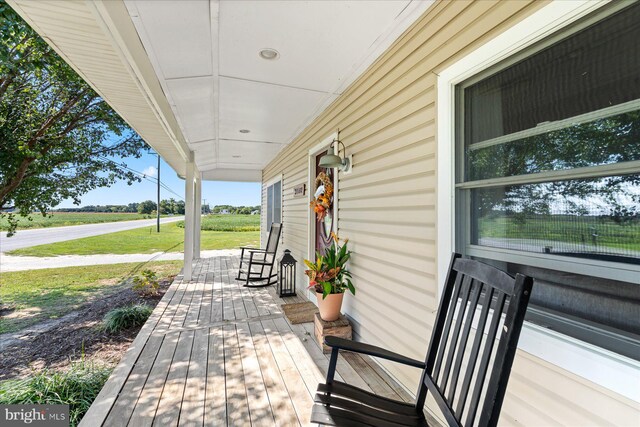 34602 Roxana Rd, Frankford, DE 19945 - view of patio with covered porch