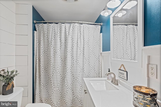 34602 Roxana Rd, Frankford, DE 19945 - full bath with toilet, vanity, and a shower with curtain