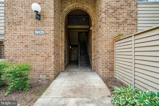 19439 Brassie Pl Unit 101, Gaithersburg, MD 20886 - entrance to property featuring brick siding