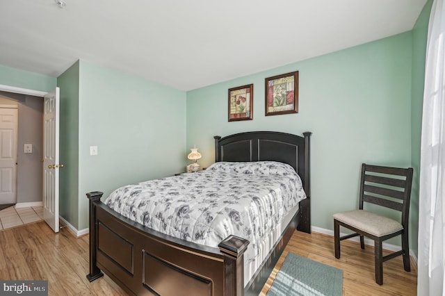 1402 Bonnett Pl Unit 131, Bel Air, MD 21015 - bedroom with light wood finished floors and baseboards