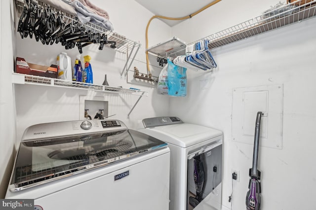 1402 Bonnett Pl Unit 131, Bel Air, MD 21015 - washroom with separate washer and dryer