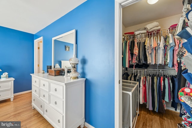 1402 Bonnett Pl Unit 131, Bel Air, MD 21015 - walk in closet with light wood-style flooring