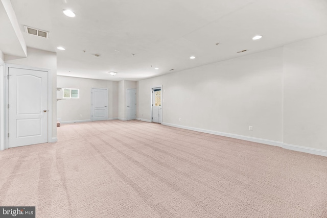 26635 Del Ibera Ct, Mechanicsville, MD 20659 - unfurnished room with recessed lighting, light colored carpet, and baseboards