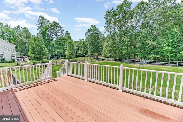 26635 Del Ibera Ct, Mechanicsville, MD 20659 - deck with view of wooded area
