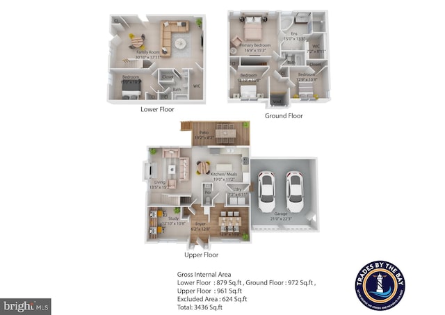 26635 Del Ibera Ct, Mechanicsville, MD 20659 - room layout