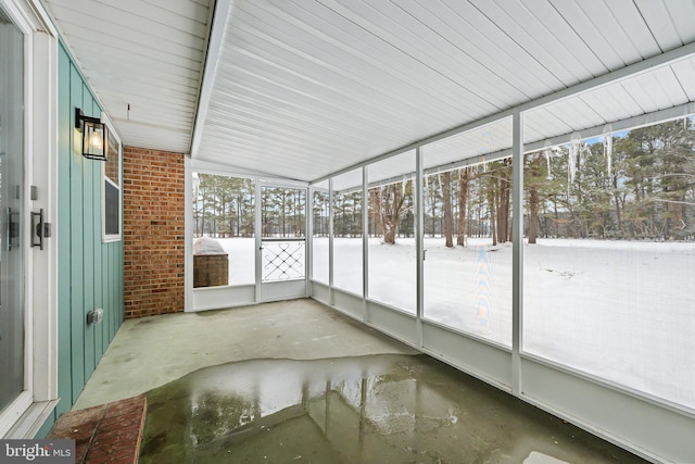 21830 Vaughn Rd, Georgetown, DE 19947 - unfurnished sunroom featuring healthy amount of natural light