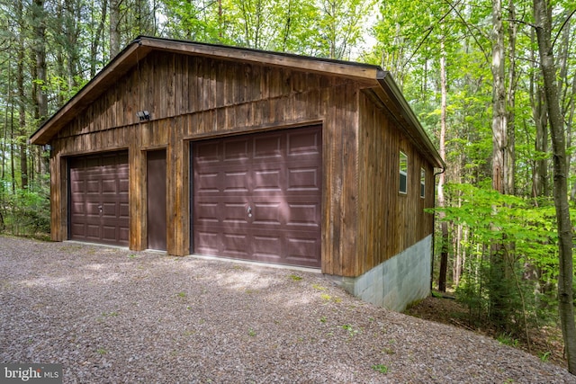 532 Pine Grove Rd, Lonaconing, MD 21539 - detached garage with a wooded view