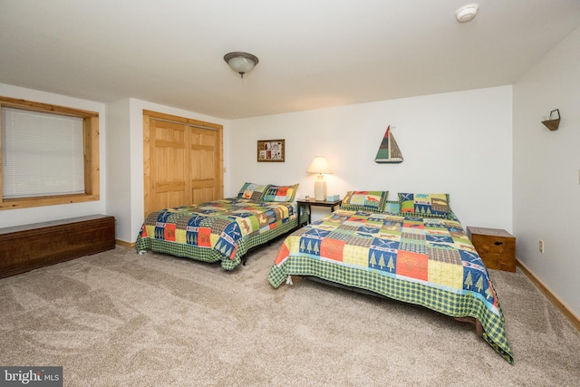 532 Pine Grove Rd, Lonaconing, MD 21539 - bedroom with carpet flooring, baseboards, and a closet