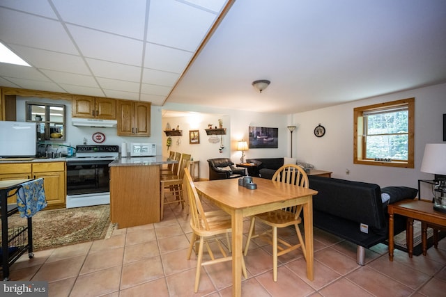 532 Pine Grove Rd, Lonaconing, MD 21539 - dining space featuring light tile patterned floors