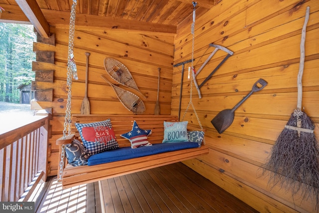 532 Pine Grove Rd, Lonaconing, MD 21539 - view of wooden deck
