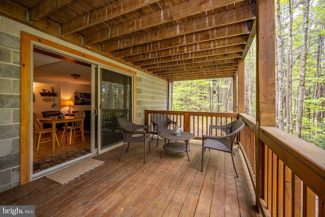 532 Pine Grove Rd, Lonaconing, MD 21539 - view of wooden terrace