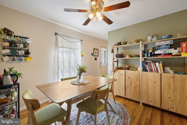 104 Braeburn Dr, Winchester, VA 22601 - dining space with ceiling fan and wood finished floors