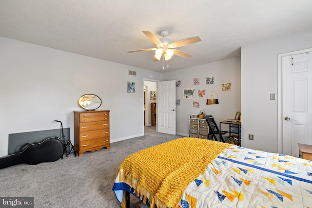 104 Braeburn Dr, Winchester, VA 22601 - carpeted bedroom featuring ceiling fan and baseboards