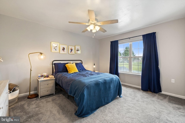 104 Braeburn Dr, Winchester, VA 22601 - carpeted bedroom with baseboards and a ceiling fan