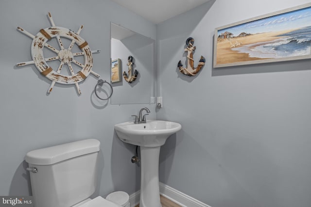 half bath with toilet