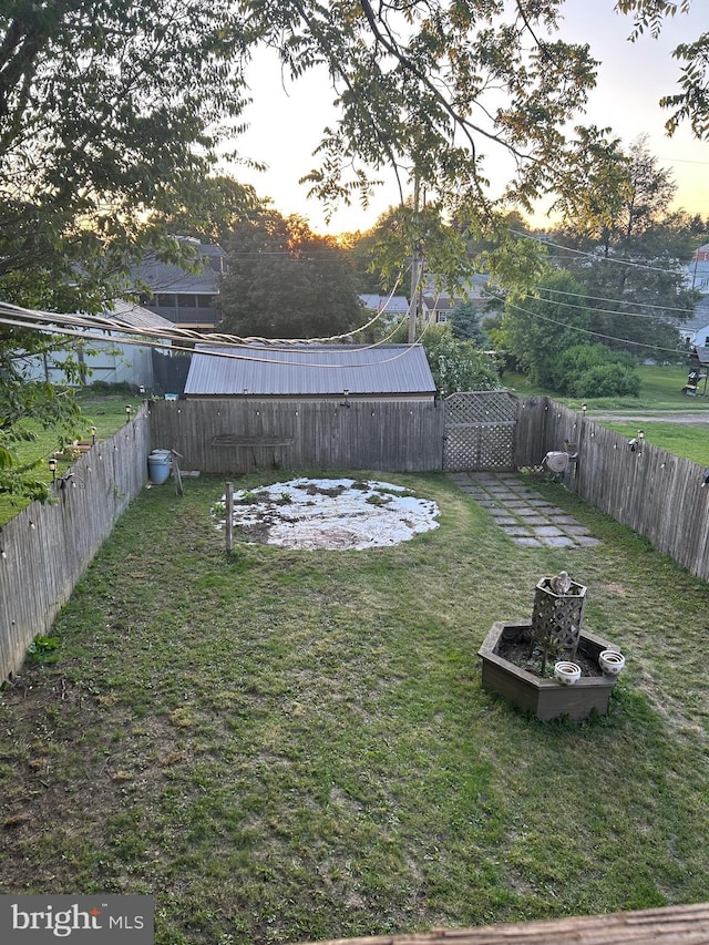 view of yard