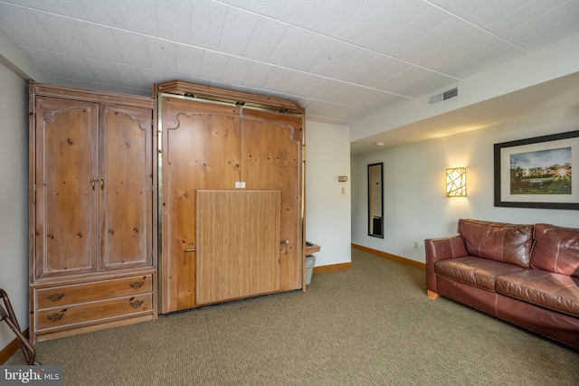 290 Marsh Hill Rd Unit 407F, Mc Henry, MD 21541 - carpeted living area featuring baseboards