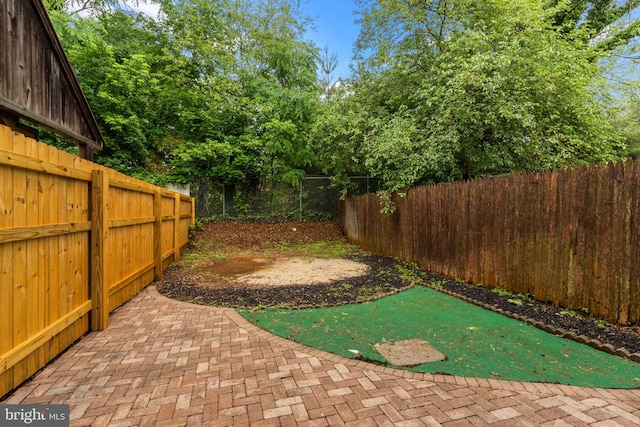 3583 Nottingham Ln, Philadelphia, PA 19114 - fenced backyard featuring a patio