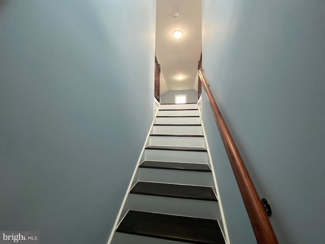 view of staircase