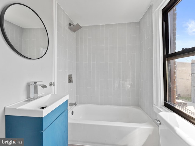 4951 W Thompson St, Philadelphia, PA 19131 - full bath with toilet,  shower combination, and vanity