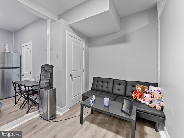 4951 W Thompson St, Philadelphia, PA 19131 - living area featuring wood finished floors and baseboards