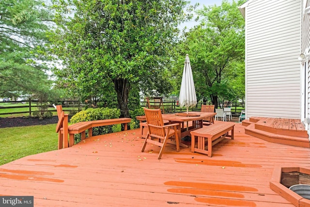 9310 Saffron Hill Ct, Manassas, VA 20110 - deck featuring outdoor dining area