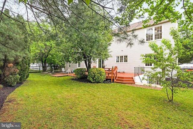 9310 Saffron Hill Ct, Manassas, VA 20110 - rear view of property featuring a deck