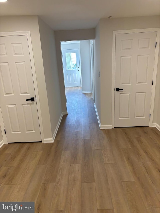 1853TOBIASDRIVESE Tobias Dr SE, Washington, DC 20020 - hall with baseboards and wood finished floors