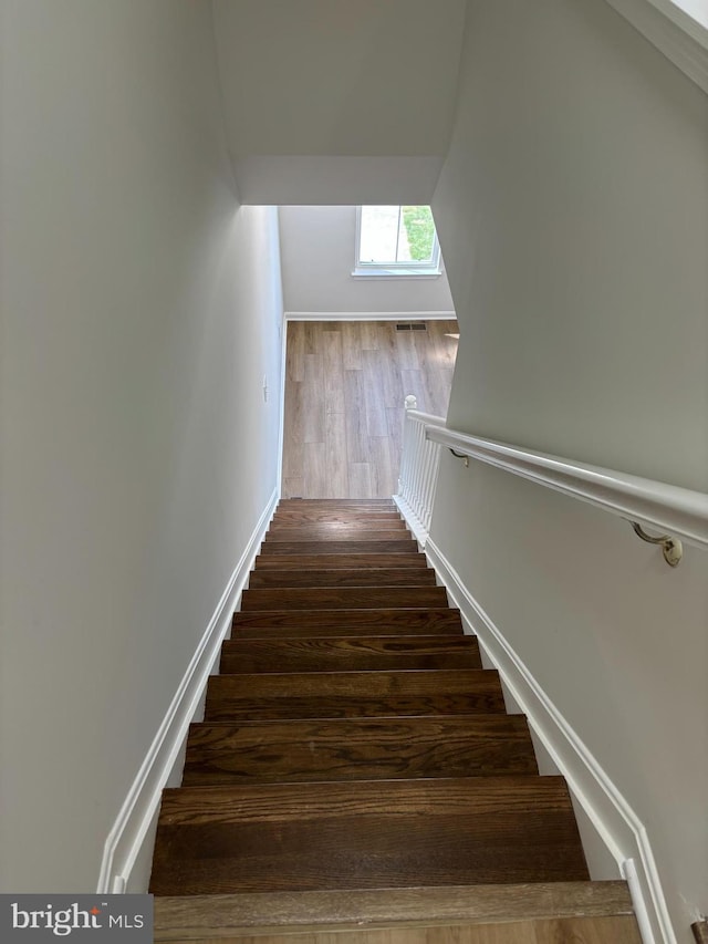1853TOBIASDRIVESE Tobias Dr SE, Washington, DC 20020 - stairway featuring wood finished floors