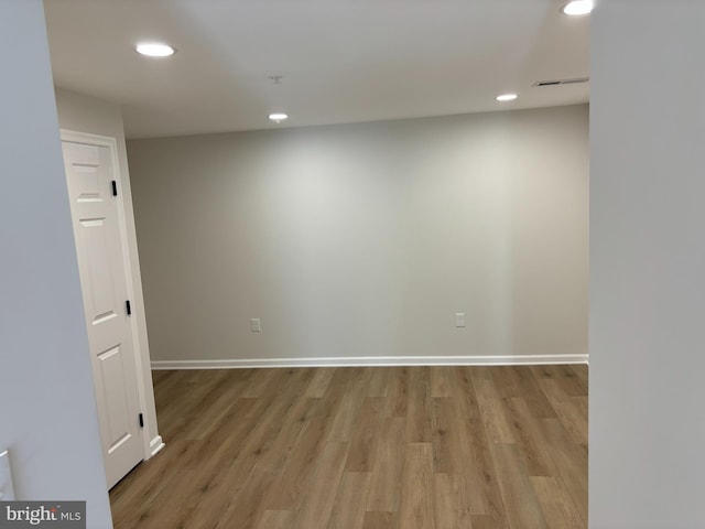 1853TOBIASDRIVESE Tobias Dr SE, Washington, DC 20020 - spare room with light wood-style flooring, recessed lighting, and baseboards