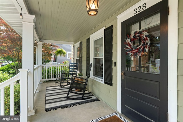 328 Avondale Ave, Haddonfield, NJ 08033 - view of covered porch