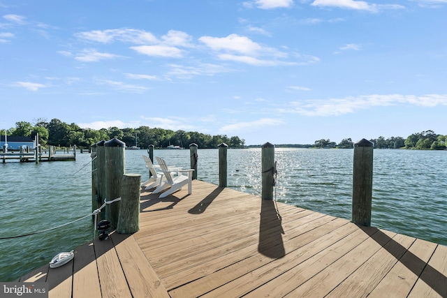 125 Oyster Pt, White Stone, VA 22578 - dock featuring a water view