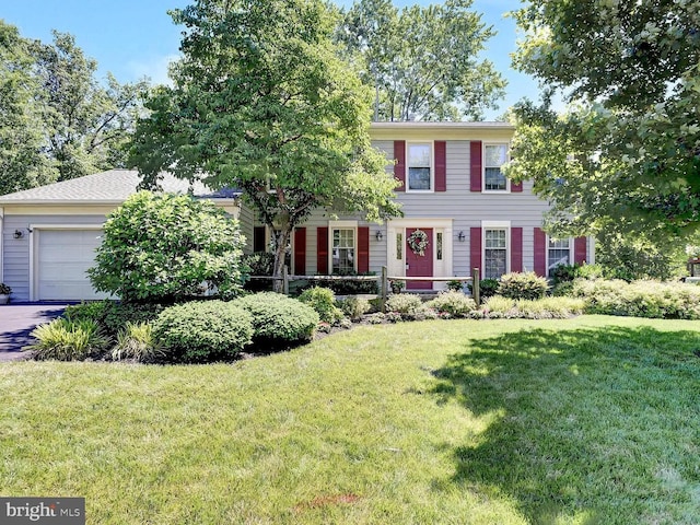 5617 Rowena Dr, Centreville, VA 20120 - colonial inspired home with an attached garage and a front lawn
