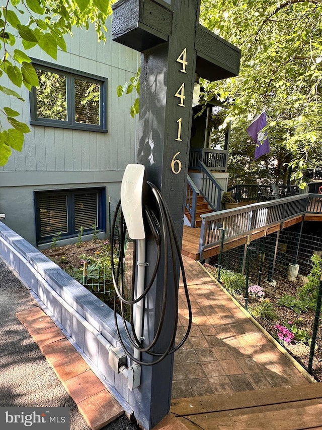 exterior view of stairway
