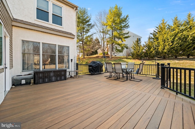 5 Craig Ln, Malvern, PA 19355 - deck with a grill and outdoor dining area