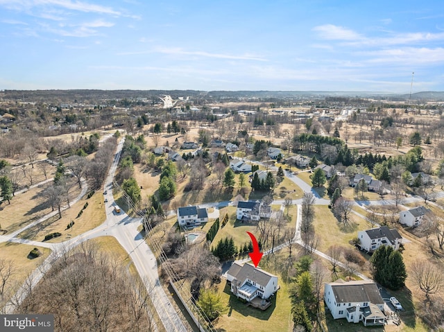 5 Craig Ln, Malvern, PA 19355 - aerial view of property and surrounding area with nearby suburban area