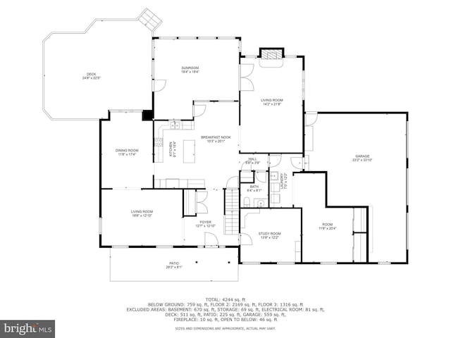 5 Craig Ln, Malvern, PA 19355 - room layout
