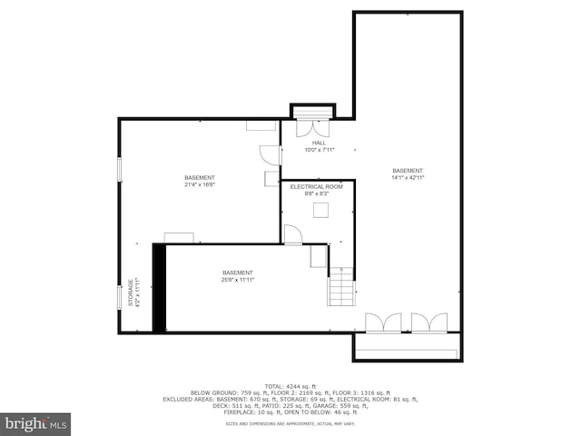 5 Craig Ln, Malvern, PA 19355 - property floor plan