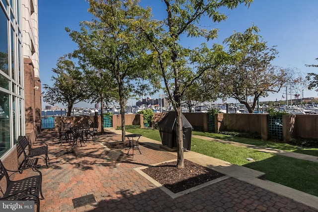 100 Harborview Dr Unit 513, Baltimore, MD 21230 - view of patio / terrace featuring area for grilling