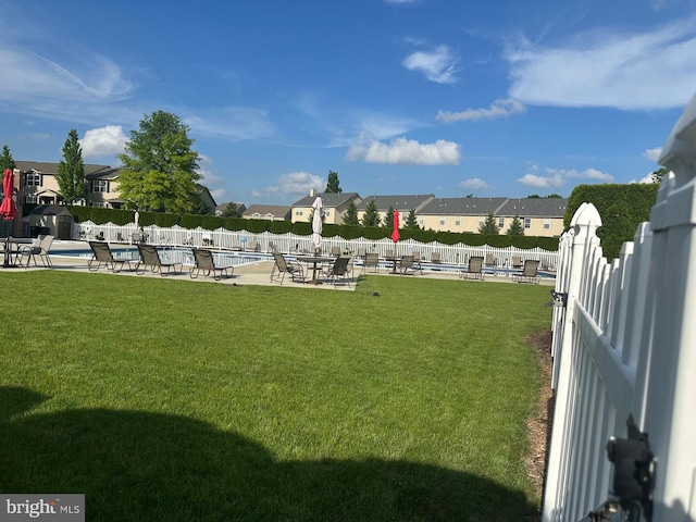 261 Osprey Ln, Hummelstown, PA 17036 - view of yard featuring a community pool, a residential view, and a patio