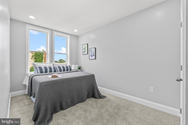 1505 N Pulaski St, Baltimore, MD 21217 - carpeted bedroom featuring baseboards and recessed lighting