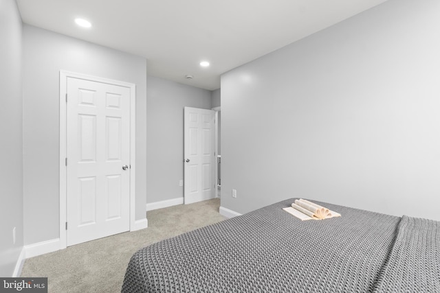 1505 N Pulaski St, Baltimore, MD 21217 - unfurnished bedroom with carpet flooring, recessed lighting, and baseboards