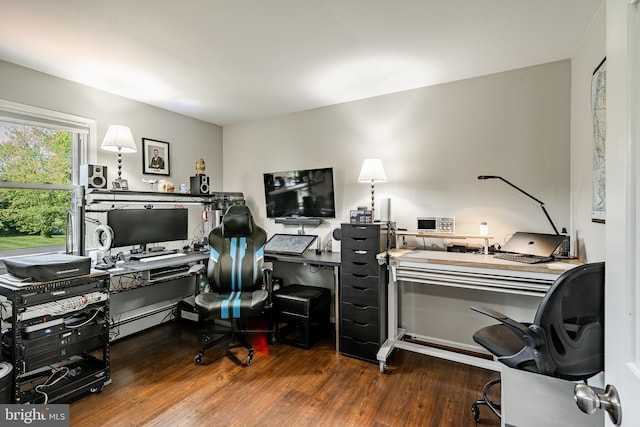 40 Hunters Run Rd, Honey Brook, PA 19344 - office space with dark wood-style flooring and baseboard heating