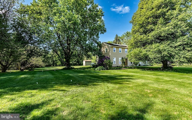 40 Hunters Run Rd, Honey Brook, PA 19344 - view of green lawn with view of scattered trees