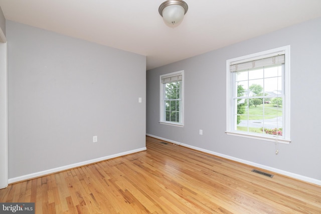 306 Canyon Rd, Winchester, VA 22602 - spare room with light wood-type flooring, baseboards, and healthy amount of natural light