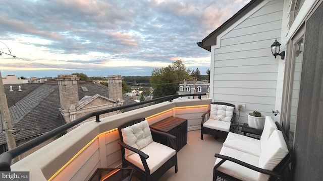 304 Dupont St, Philadelphia, PA 19128 - view of balcony at dusk